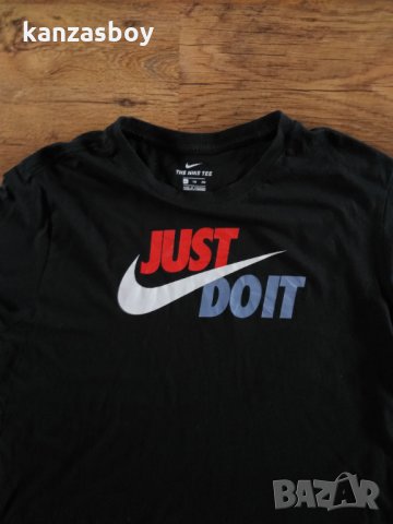  Nike NSW JUST DO IT - страхотна мъжка тениска КАТО НОВА, снимка 4 - Тениски - 35962437