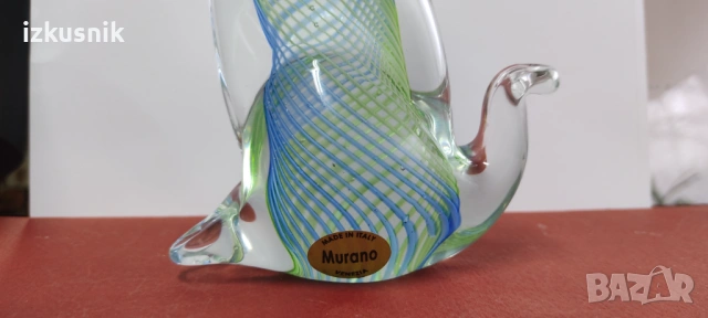 Феерична ретро котка от муранско стъкло, снимка 8 - Колекции - 53154531