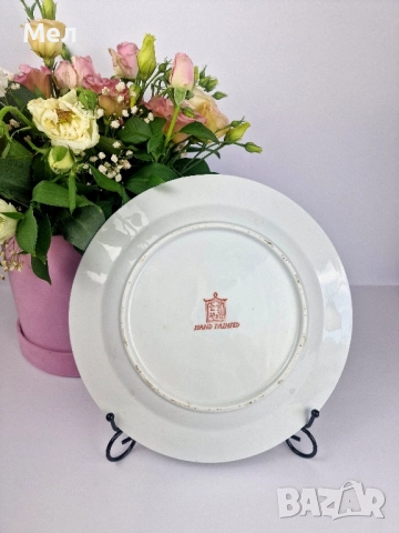 Китайска порцеланова чиния , снимка 5 - Антикварни и старинни предмети - 52417240