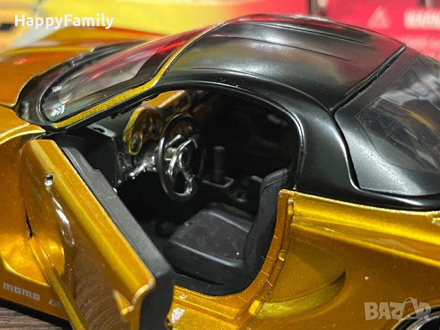 Мащабен модел Toyota MR2 MR 1:24 Jada Toys Бързи и Яростни, снимка 3 - Колекции - 53465399