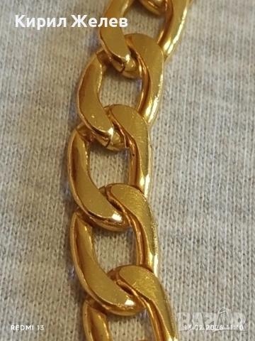 Масивна гривна плетка тип ФИГАРО уникален подарък за всеки повод 51239, снимка 2 - Гривни - 53463486