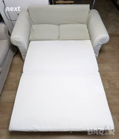 IKEA BACKABRO разтегателен диван 2-местен / диван-легло 120×200, снимка 2 - Дивани и мека мебел - 56040725