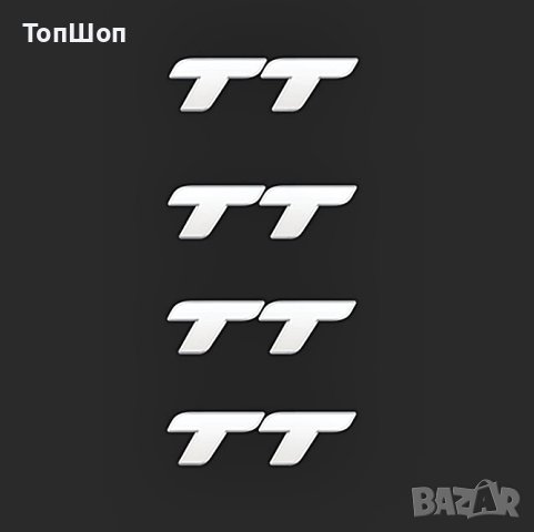 Стикери емблема Audi TT / Ауди ТТ, снимка 2 - Аксесоари и консумативи - 41494583