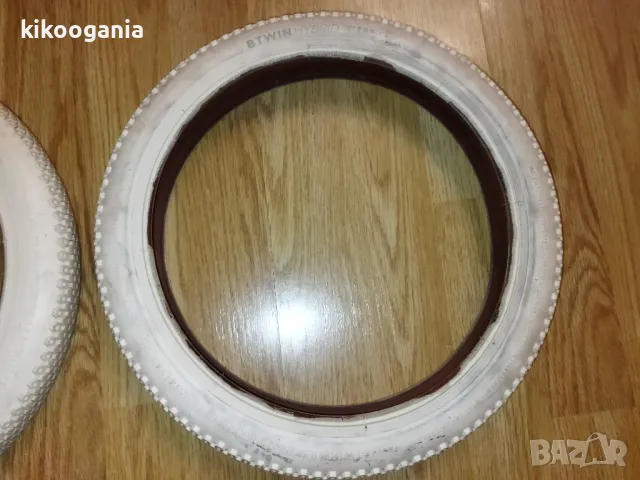 2 броя гуми 14 х 1.5 BTWIN HYBRID, снимка 3 - Части за велосипеди - 49188875