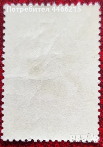 СССР, 1958 г. - самостоятелна чиста марка, личности, 1*2, снимка 2 - Филателия - 50662009