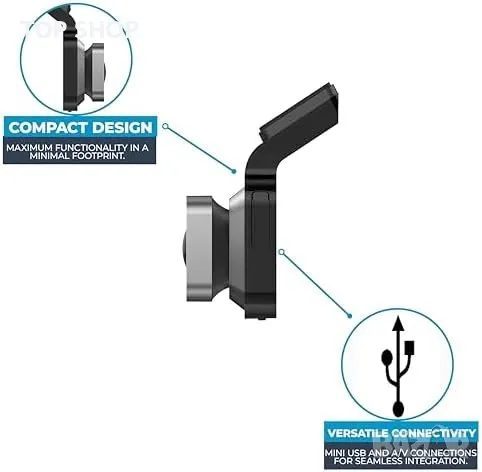 Нова Авто Двойна Камера - Широкоъгълна, HDR, Лесен Монтаж за кола, снимка 4 - Друга електроника - 49657582