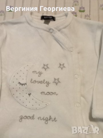 Бебешка плюшена пижама KIABI , снимка 2 - Бебешки пижами - 42403884