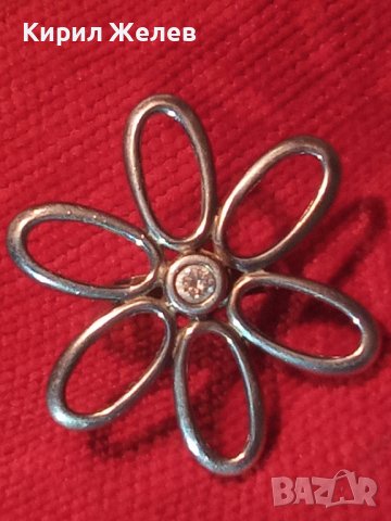 ФЛОРАЛЕН СРЕБЪРЕН АРТ ПРЪСТЕН СРЕБРО 925 ЦВЕТЕ МАРГАРИТКА ПРЕКРАСНА МАЙСТОРСКА ИЗРАБОТКА 27177