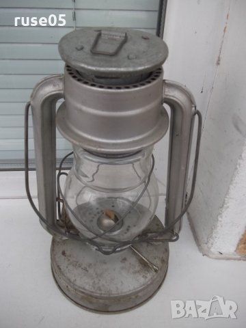 Фенер ветроупорен газен от соца работещ, снимка 7 - Други ценни предмети - 35790113