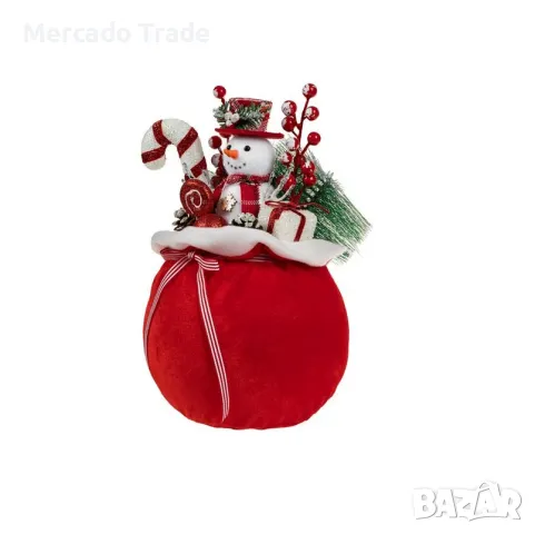 Коледна декорация Mercado Trade, Украса със снежен човек и аксесоари, снимка 2 - Декорация за дома - 47944235