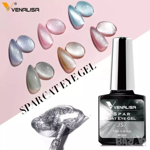  Venalisa Transparent Color Gel / полупрозрачен гел лак , снимка 3 - Продукти за маникюр - 29457344