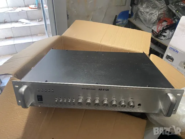 Нов усилвател, снимка 5 - Ресийвъри, усилватели, смесителни пултове - 49064910