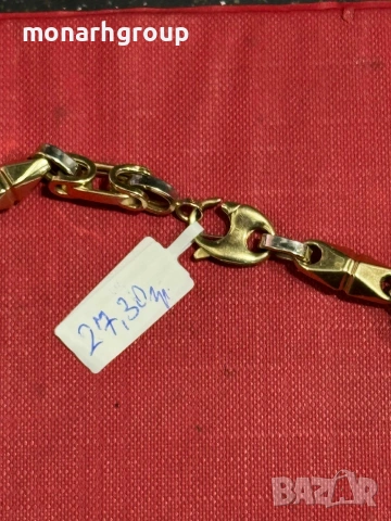 Златен ланец, снимка 3 - Колиета, медальони, синджири - 53852505