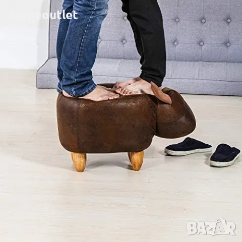 ПРОМОЦИЯ Табуретка / поставка за крака C-ASL007, снимка 5 - Столове - 48895163