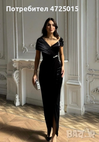 Официална рокля кадифе, снимка 3 - Рокли - 53298935