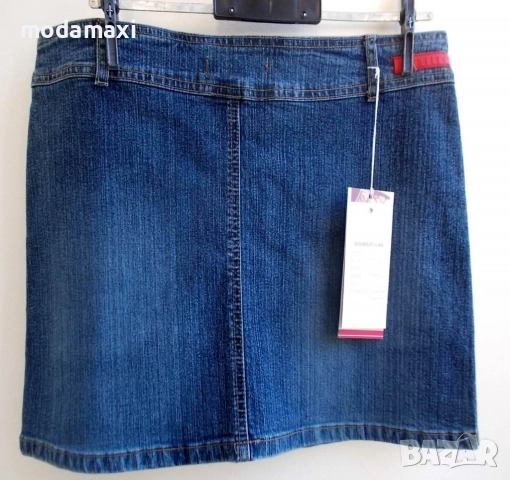 XL/2XL Нова дънкова пола Identita, снимка 3 - Поли - 39733081