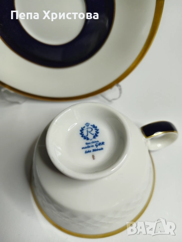 Чаша за чай от  немски порцелан Reichenbach, снимка 2 - Чаши - 51862988