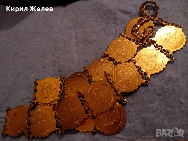 БУДИСТКА ТИБЕТСКА РЯДКА КОЛЕКЦИОНЕРСКА ПОЗЛАТЕНА ТРАДИЦИОННА ОГЪРЛИЦА от БЛАГОРОДНА СТОМАНА 8392, снимка 14 - Антикварни и старинни предмети - 40392449