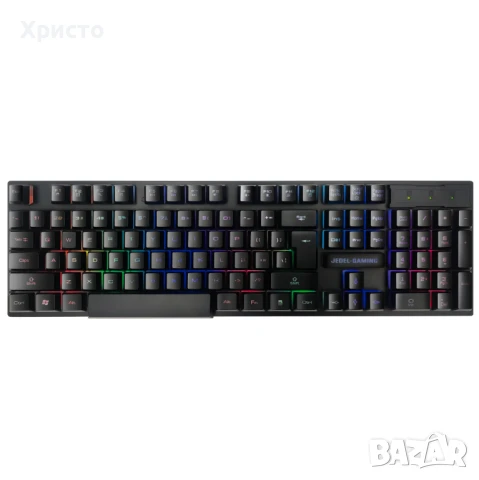 Gaming Клавиатура JEDEL K500 с LED подсветка, снимка 2 - Клавиатури и мишки - 50450209