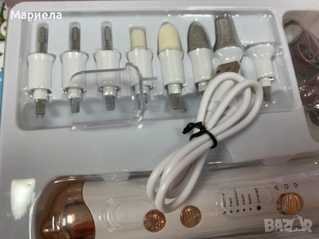 Електрическа безжична пила за маникюр и педикюр / 8 Аксесоара, снимка 7 - Други - 52290507