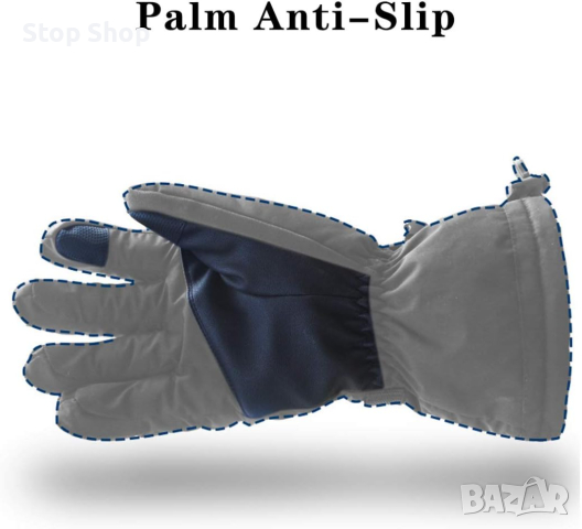 Електрически Ски ръкавици Мотор Мъже Жени с електрическа акумулаторна Зима Колоездене, снимка 4 - Зимни спортове - 44734867