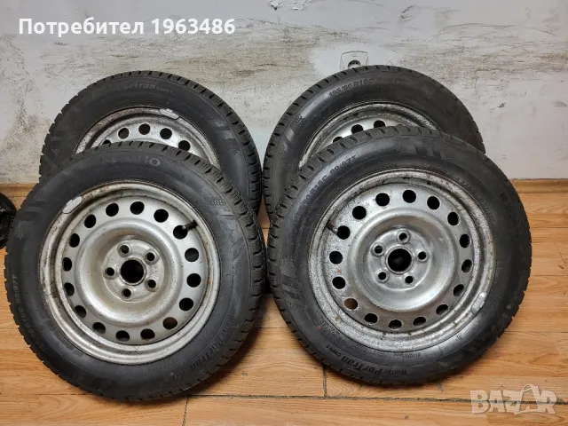 195/60/16C Kumho 9 mm с джанти 16" 5х112 зимни гуми Vw Ford Seat , снимка 9 - Гуми и джанти - 48355053
