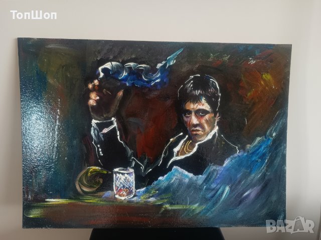 Картина на Al Pacino Белязаният - Tony Montana Scarface 5, снимка 2 - Картини - 41044776