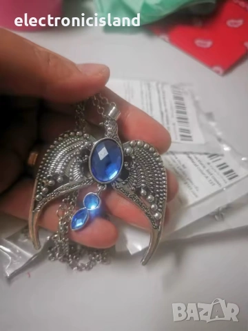 Колие диадемата на Роуина Рейвънклоу (Rowena Ravenclaw) от Хари Потър Harry Poter, снимка 5 - Колиета, медальони, синджири - 53574644
