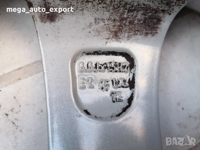 4 бр. Алуминиеви джанти 5 Х 112 мм, 15 цола за VW,Audi, Skoda и др., снимка 6 - Гуми и джанти - 52820833