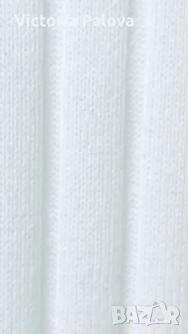 Елегантно  бяло поло високо качество, снимка 4 - Блузи с дълъг ръкав и пуловери - 49327363