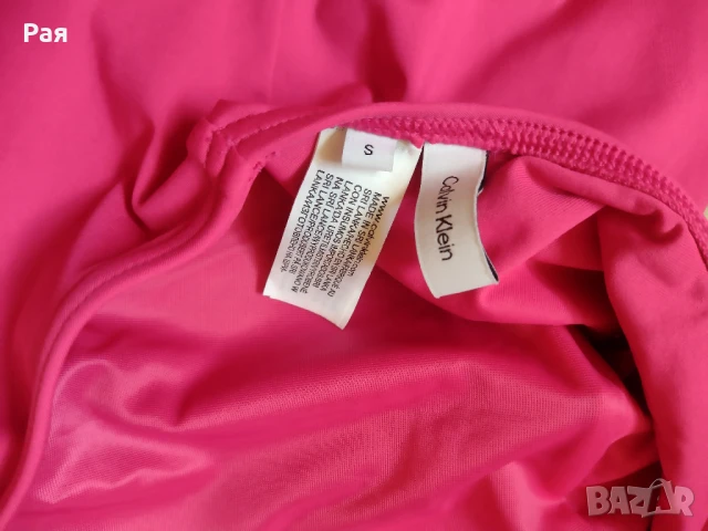 Calvin Klein цял бански в циклама, снимка 7 - Бански костюми - 50665134