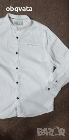 Детска  бяла риза Zara, снимка 6 - Детски ризи - 56046892