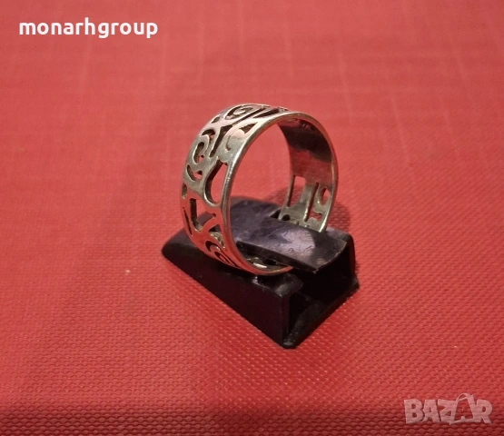 Сребърен пръстен, снимка 2 - Пръстени - 53609422