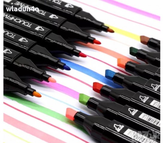 Огромни комплекти маркери/флумастери Touch  за рисуване 80-168бр-60лв-95лв