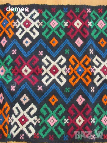 Ръчно изработена с вълнени конци възглавница от 30-те г.ХХ в, снимка 4 - Други - 41243899