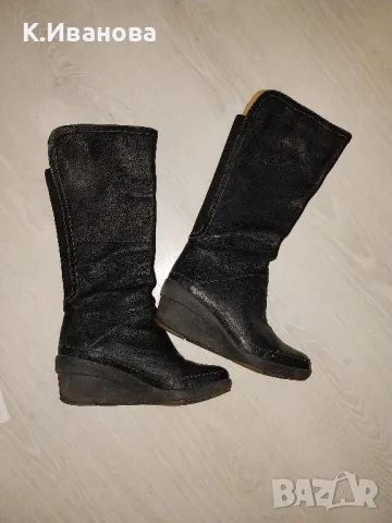 Ботушки естествена кожа и естествен велур, снимка 7 - Дамски боти - 47341537