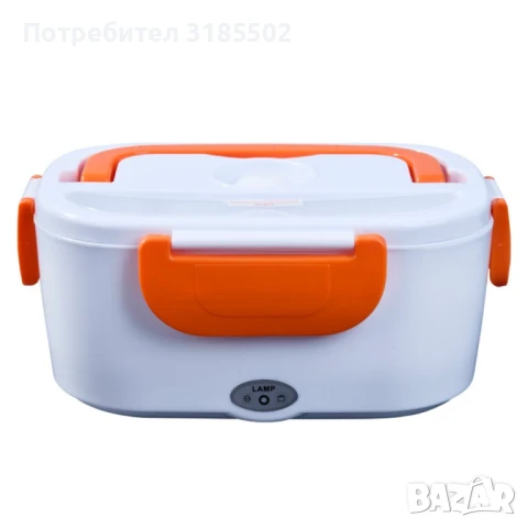 Електрическа кутия за храна с две прегради. Съхранете своя обяд свеж, топъл и вкусен. Лесно почиства, снимка 4 - Кутии за храна - 51277361