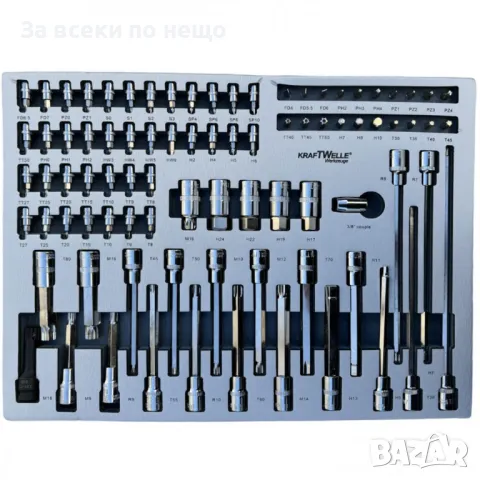 Количка с метален плот със 7 чекмеджета ,6 от които са пълни с инструменти KRAFTWELLE , XXL-05, снимка 5 - Други инструменти - 50328193