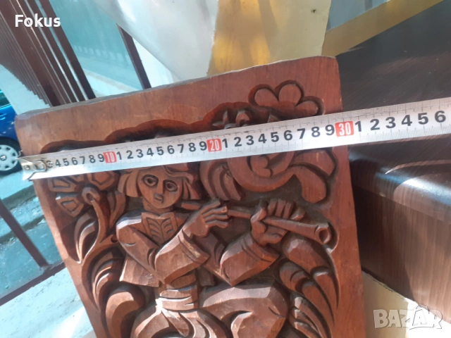 Стара българска дърворезба - ръчна изработка, снимка 6 - Антикварни и старинни предмети - 53277073