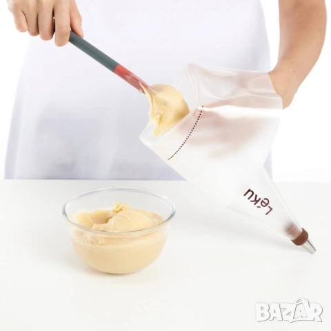 Комплект пош с 3 броя приставки Lekue, за многократна употреба, снимка 5 - Други стоки за дома - 52099077