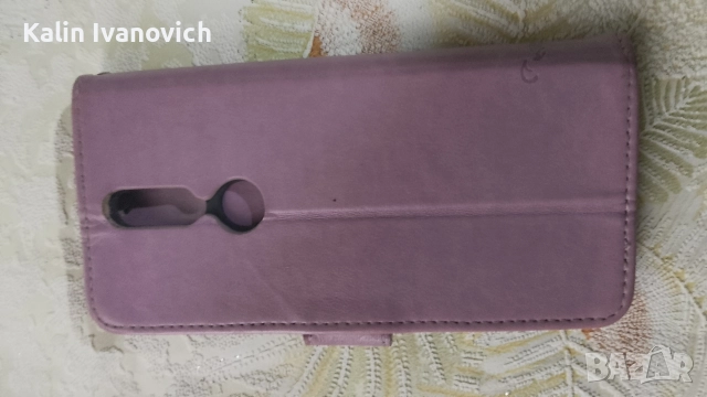 кожен калъф тип портмоне 