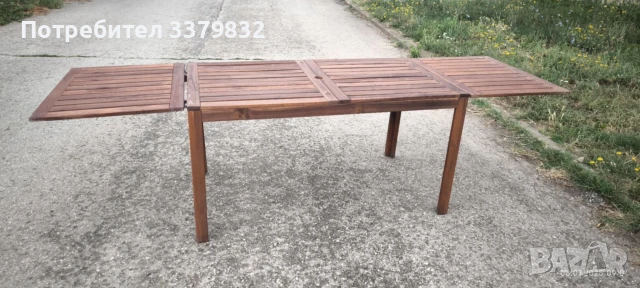 градинска маса от екзотично дърво, снимка 4 - Градински мебели, декорация  - 50941534