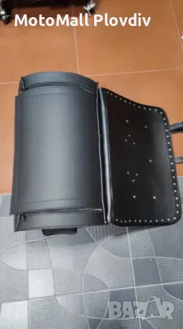 Нови кожен куфар дисаги за чопър рокер мотор мото багаж нови кожени, снимка 7 - Аксесоари и консумативи - 49169575
