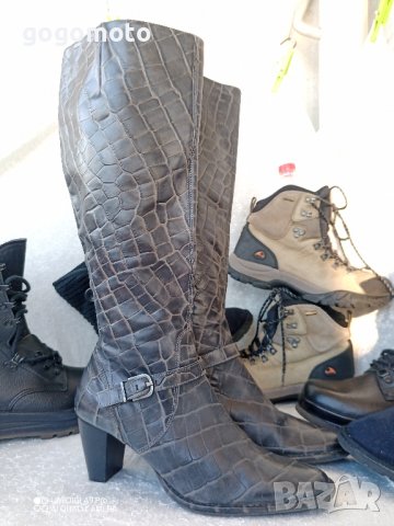 дамски ботуши VIA VAI® original, на ток, N- 40 - 41, 100% естествена кожа, GOGOMOTO.BAZAR.BG®