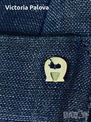 Луксов бранд AIGNER рокля 100% лен, снимка 5 - Рокли - 44552706