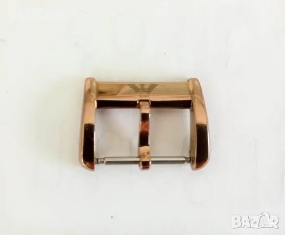 ОРИГИНАЛНА КАТАРАМА ЗА ЧАСОВНИК EMPORIO ARMANI ТОКА БЪКЕЛ ЧАСОВНИЦИ СТЪКЛО БАТЕРИЯ ПАТЕНТИ, снимка 3 - Каишки за часовници - 50260680