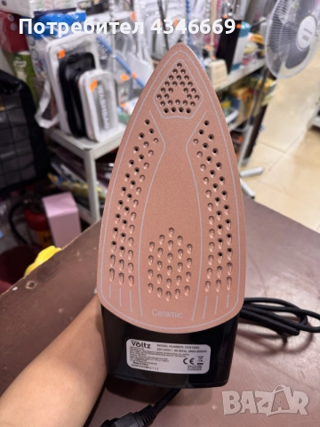 Парна ютия Oliver Voltz – 3000W, керамична плоча, снимка 7 - Ютии - 56081553