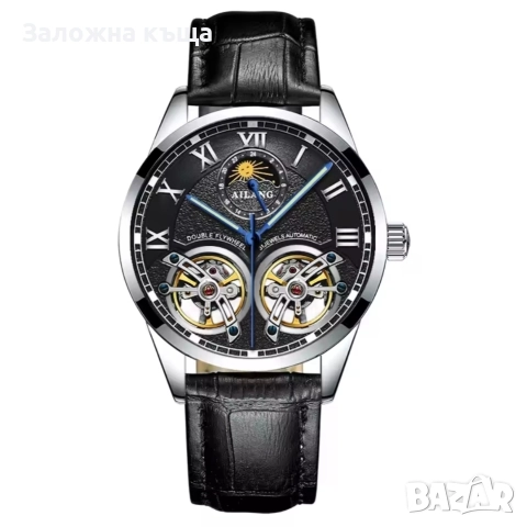 ЧИСТО НОВ ! Мъжки механичен / автоматичен часовник "Ailang"