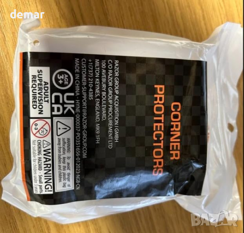 Hynec Technologies Комплект от 16 протектори за ъгли и ръбове за безопасност на бебета 3x3 cm, снимка 7 - Други - 44532555