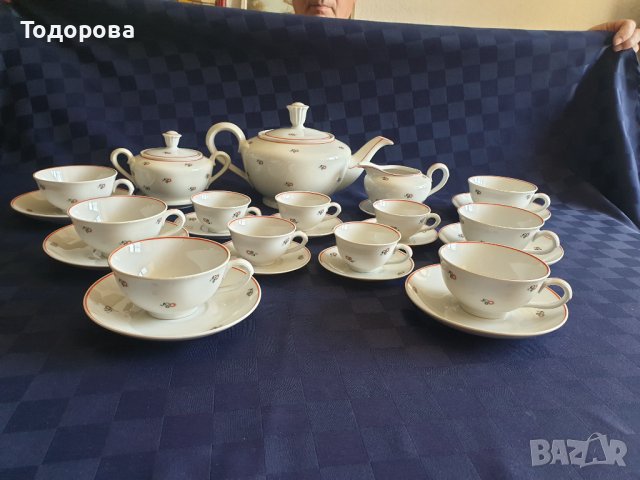 Порцеланов сервиз за чай и кафе Аltrohlauer porzellanfabriken, снимка 4 - Сервизи - 41972037